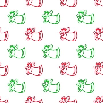 Click to get the codes for this image. Red And Green Christmas Angels On White, Holidays  Christmas Background, wallpaper or texture for Blogger, Wordpress, or any phone, desktop or blog.