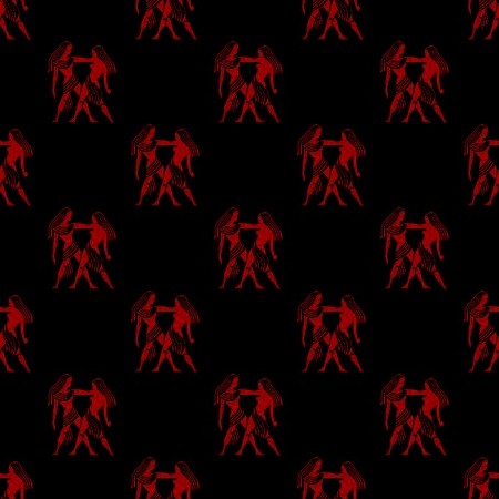 Click to get the codes for this image. Red Gemini Astrology On Black, Astrology  Zodiac Symbols Background, wallpaper or texture for, Blogger, Wordpress, or any web page, blog, desktop or phone.