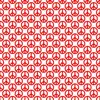 Click to get the codes for this image. Red Peace Signs On White Background Seamless, Peace Signs, Colors  Red Background, wallpaper or texture for Blogger, Wordpress, or any phone, desktop or blog.
