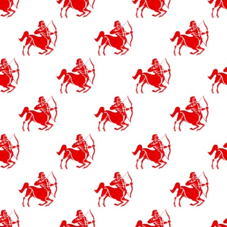 Click to get the codes for this image. Red Sagittarius Astrology On White, Astrology  Zodiac Symbols Background, wallpaper or texture for, Blogger, Wordpress, or any web page, blog, desktop or phone.