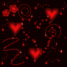 Click to get the codes for this image. Red Satin Love Bats, Sparkles and Glitter, Hearts, Colors  Red, Holidays  Valentines Day Background, wallpaper or texture for, Blogger, Wordpress, or any web page, blog, desktop or phone.