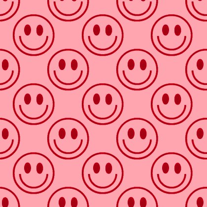 Click to get the codes for this image. Red Smiley Faces Background Seamless, Smiley Faces, Colors  Red Background, wallpaper or texture for Blogger, Wordpress, or any phone, desktop or blog.
