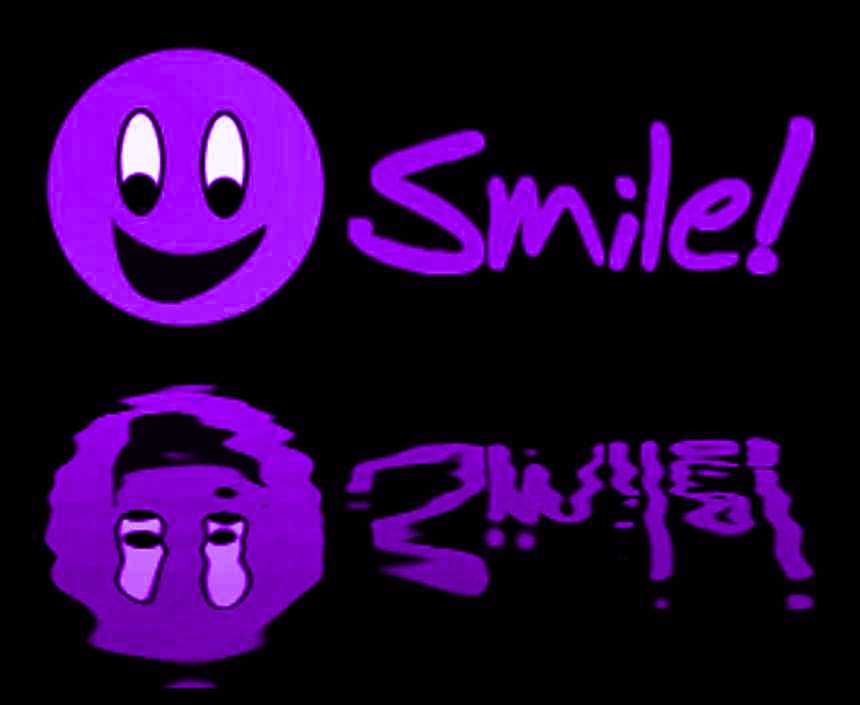 Click to get the codes for this image. Reflecting Purple Smile, Smiley Faces Background, wallpaper or texture for any blog, web page, phone or desktop