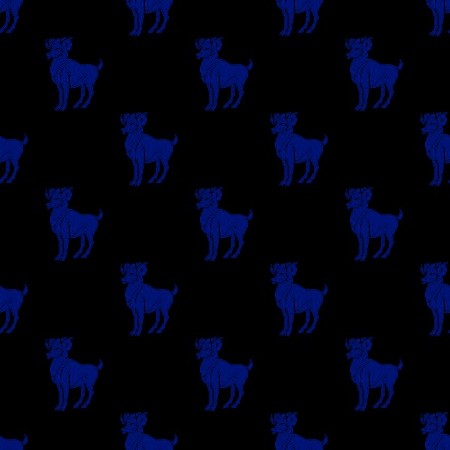 Click to get the codes for this image. Royal Blue Aries On Black, Astrology  Zodiac Symbols Background, wallpaper or texture for, Blogger, Wordpress, or any web page, blog, desktop or phone.