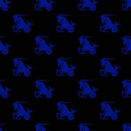 Click to get the codes for this image. Royal Blue Capricorn Astrology On Black, Astrology  Zodiac Symbols Background, wallpaper or texture for, Blogger, Wordpress, or any web page, blog, desktop or phone.