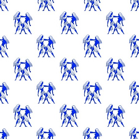 Click to get the codes for this image. Royal Blue Gemini Astrology On White, Astrology  Zodiac Symbols Background, wallpaper or texture for, Blogger, Wordpress, or any web page, blog, desktop or phone.