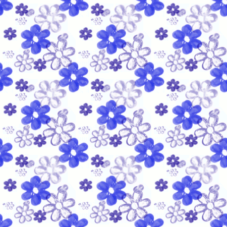 Click to get the codes for this image. Royal Blue Glass Flowers On White, Flowers  Floral Designs, Colors  Blue Background, wallpaper or texture for Blogger, Wordpress, or any phone, desktop or blog.