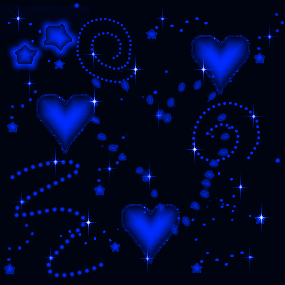 Click to get the codes for this image. Royal Blue Satin Love Bats, Sparkles and Glitter, Hearts, Colors  Blue Background, wallpaper or texture for, Blogger, Wordpress, or any web page, blog, desktop or phone.