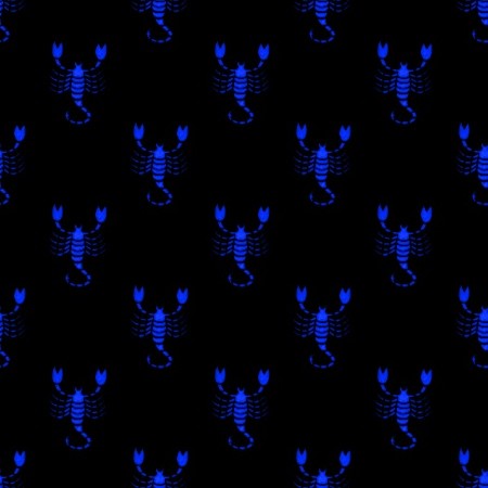 Click to get the codes for this image. Royal Blue Scorpio Astrology On Black, Astrology  Zodiac Symbols Background, wallpaper or texture for, Blogger, Wordpress, or any web page, blog, desktop or phone.