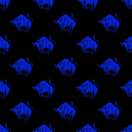 Click to get the codes for this image. Royal Blue Taurus Astrology On Black, Astrology  Zodiac Symbols Background, wallpaper or texture for, Blogger, Wordpress, or any web page, blog, desktop or phone.