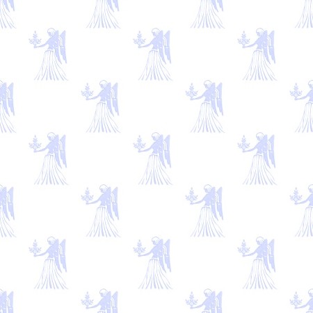 Click to get the codes for this image. Royal Blue Virgo Astrology Watermark On White, Astrology  Zodiac Symbols Background, wallpaper or texture for, Blogger, Wordpress, or any web page, blog, desktop or phone.