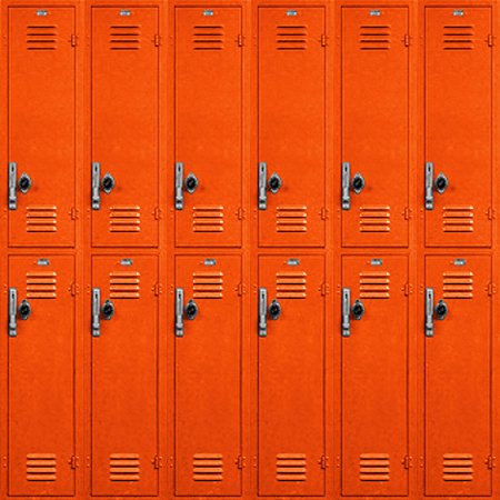 Click to get the codes for this image. School Lockers Background Orange Tiled, School, Colors  Orange,  New Backgrounds Background, wallpaper or texture for, Blogger, Wordpress, or any web page, blog, desktop or phone.