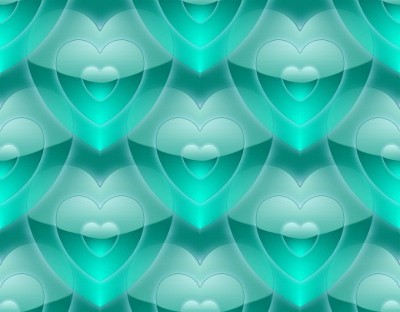 Click to get the codes for this image. Shiney Little Sea Green Hearts, Hearts, Colors  Aqua Background, wallpaper or texture for, Blogger, Wordpress, or any web page, blog, desktop or phone.