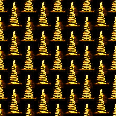 Click to get the codes for this image. Spiral Light Gold Christmas Trees Seamless Background, Holidays  Christmas Background, wallpaper or texture for Blogger, Wordpress, or any phone, desktop or blog.