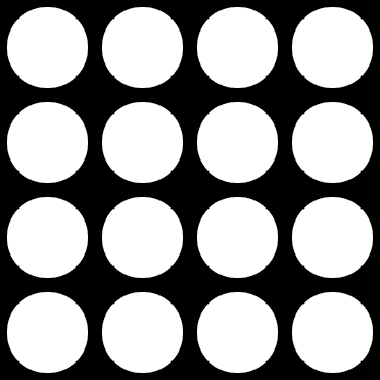 Click to get the codes for this image. White On Black Circles, Patterns  Circles and Polkadots, Colors  Black and White Background, wallpaper or texture for Blogger, Wordpress, or any phone, desktop or blog.