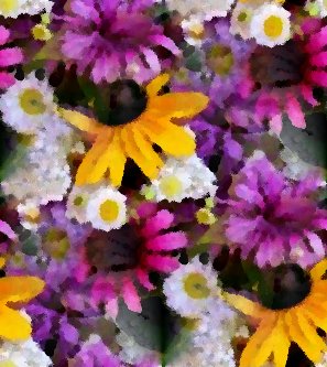 Click to get the codes for this image. Wildflower Bouquet Seamless Painting, Flowers  Floral Designs Background, wallpaper or texture for any blog, web page, phone or desktop