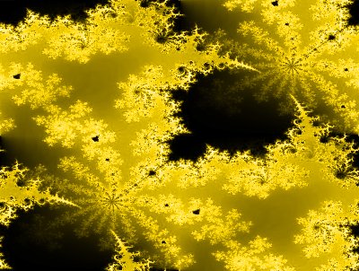 Click to get the codes for this image. Yellow Fractal, Fractals and Fractal Patterns, Colors  Yellow and Gold Background, wallpaper or texture for Blogger, Wordpress, or any phone, desktop or blog.