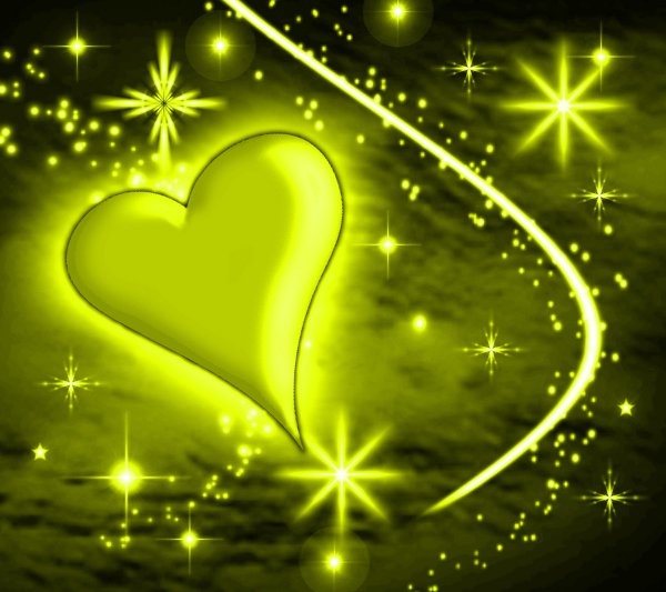 Click to get the codes for this image. Yellow Heart With Plasma Stars Background 1800x1600, Hearts, Colors  Yellow and Gold Background, wallpaper or texture for, Blogger, Wordpress, or any web page, blog, desktop or phone.