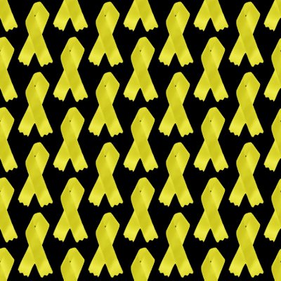 Click to get the codes for this image. Yellow Ribbons Seamless Background On Black, Army Military  Camouflage, Ribbons and Bows, Colors  Yellow and Gold Background, wallpaper or texture for, Blogger, Wordpress, or any web page, blog, desktop or phone.