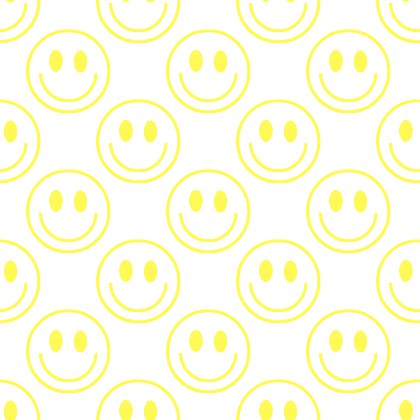 Click to get the codes for this image. Yellow Smiley Faces On White Background Seamless, Colors  Yellow and Gold, Smiley Faces Background, wallpaper or texture for Blogger, Wordpress, or any phone, desktop or blog.
