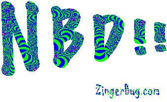 Click to get NBD No Big Deal glitter graphics.