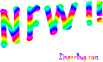 Click to get NFW No F-ing Way glitter graphics.
