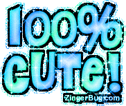 Click to get the codes for this image. 100 Percent Cute Blue Glitter Text Graphic, 100 Percent, Girly Stuff, Cute  Cutie Free Image, Glitter Graphic, Greeting or Meme for Facebook, Twitter or any blog.