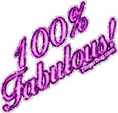 Click to get the codes for this image. 100 Percent Fabulous Pink Glitter Text Graphic, 100 Percent, Girly Stuff Free Image, Glitter Graphic, Greeting or Meme for Facebook, Twitter or any blog.