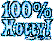 Click to get the codes for this image. 100 Percent Hotty Blue Glitter Text Graphic, 100 Percent, Girly Stuff Free Image, Glitter Graphic, Greeting or Meme for Facebook, Twitter or any blog.