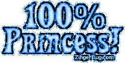 Click to get the codes for this image. 100 Percent Princess Blue Glitter Text Graphic, 100 Percent, Girly Stuff, Princess Free Image, Glitter Graphic, Greeting or Meme for Facebook, Twitter or any blog.