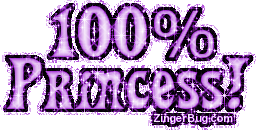 Click to get the codes for this image. 100 Percent Princess Purple Glitter Text Graphic, 100 Percent, Girly Stuff, Princess Free Image, Glitter Graphic, Greeting or Meme for Facebook, Twitter or any blog.