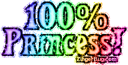 Click to get the codes for this image. 100 Percent Princess Rainbow Glitter Text Graphic, 100 Percent, Girly Stuff, Princess Free Image, Glitter Graphic, Greeting or Meme for Facebook, Twitter or any blog.