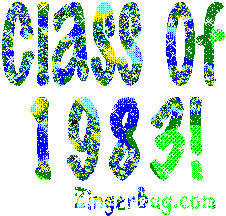 Click to get the codes for this image. Class Of 1983 blue green Glitter Text Graphic, Class Of 1983 Free glitter graphic image designed for posting on Facebook, Twitter or any forum or blog.
