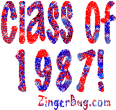 Click to get the codes for this image. Class Of 1987 red blue Glitter Text Graphic, Class Of 1987 Free glitter graphic image designed for posting on Facebook, Twitter or any forum or blog.