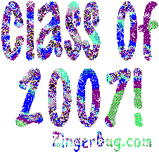 Click to get the codes for this image. Class Of 2007 purple green Glitter Text Graphic, Class Of 2007 Free glitter graphic image designed for posting on Facebook, Twitter or any forum or blog.