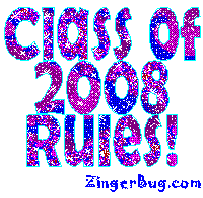Click to get the codes for this image. Class Of 2008 rules Glitter Text Graphic, Class Of 2008 Free glitter graphic image designed for posting on Facebook, Twitter or any forum or blog.