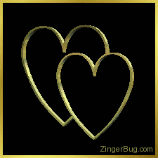 Click to get the codes for this image. 2 Hearts 3D Gold Graphic, Hearts, Hearts Free Image, Glitter Graphic, Greeting or Meme for Facebook, Twitter or any blog.