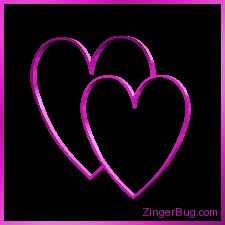 Click to get the codes for this image. 2 Hearts 3D Pink Graphic, Hearts, Hearts Free Image, Glitter Graphic, Greeting or Meme for Facebook, Twitter or any blog.