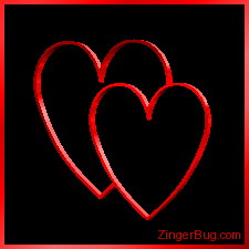 Click to get the codes for this image. 2 Hearts 3D Red Graphic, Hearts, Hearts Free Image, Glitter Graphic, Greeting or Meme for Facebook, Twitter or any blog.