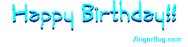 Click to get the codes for this image. Happy Birthday 3D Text, 3D Birthday Graphics, Happy Birthday Free Image, Glitter Graphic, Greeting or Meme for Facebook, Twitter or any forum or blog.