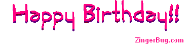 Click to get the codes for this image. Happy Birthday 3D Text, 3D Birthday Graphics, Happy Birthday Free Image, Glitter Graphic, Greeting or Meme for Facebook, Twitter or any forum or blog.