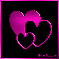 Click to get the codes for this image. 3D Graphic 3 Hearts Pink, Hearts, Hearts Free Image, Glitter Graphic, Greeting or Meme for Facebook, Twitter or any blog.