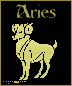 Click to get the codes for this image. 3d Aries Gold Astrological Sign, Aries Free Glitter Graphic, Animated GIF for Facebook, Twitter or any forum or blog.