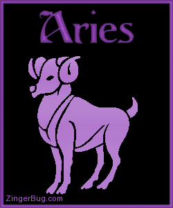 Click to get the codes for this image. 3d Aries Purple Astrological Sign, Aries Free Glitter Graphic, Animated GIF for Facebook, Twitter or any forum or blog.