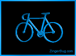 Click to get the codes for this image. 3D Graphic Bike Blue2, Sports, Sports Free Image, Glitter Graphic, Greeting or Meme for Facebook, Twitter or any blog.