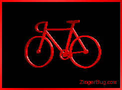 Click to get the codes for this image. 3D Graphic Bike Red, Sports, Sports Free Image, Glitter Graphic, Greeting or Meme for Facebook, Twitter or any blog.