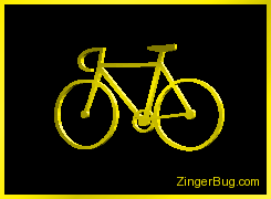 Click to get the codes for this image. 3D Graphic Bike Yellow, Sports, Sports Free Image, Glitter Graphic, Greeting or Meme for Facebook, Twitter or any blog.