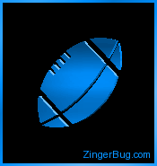 Click to get the codes for this image. 3D Graphic Blue2 Football Charm, Sports, Sports Free Image, Glitter Graphic, Greeting or Meme for Facebook, Twitter or any blog.
