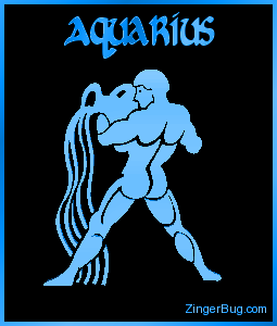 Click to get the codes for this image. 3D Graphic Blue Aquarius Astrological Sign, Aquarius Free Glitter Graphic, Animated GIF for Facebook, Twitter or any forum or blog.
