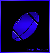 Click to get the codes for this image. 3D Graphic Blue Football Charm, Sports, Sports Free Image, Glitter Graphic, Greeting or Meme for Facebook, Twitter or any blog.